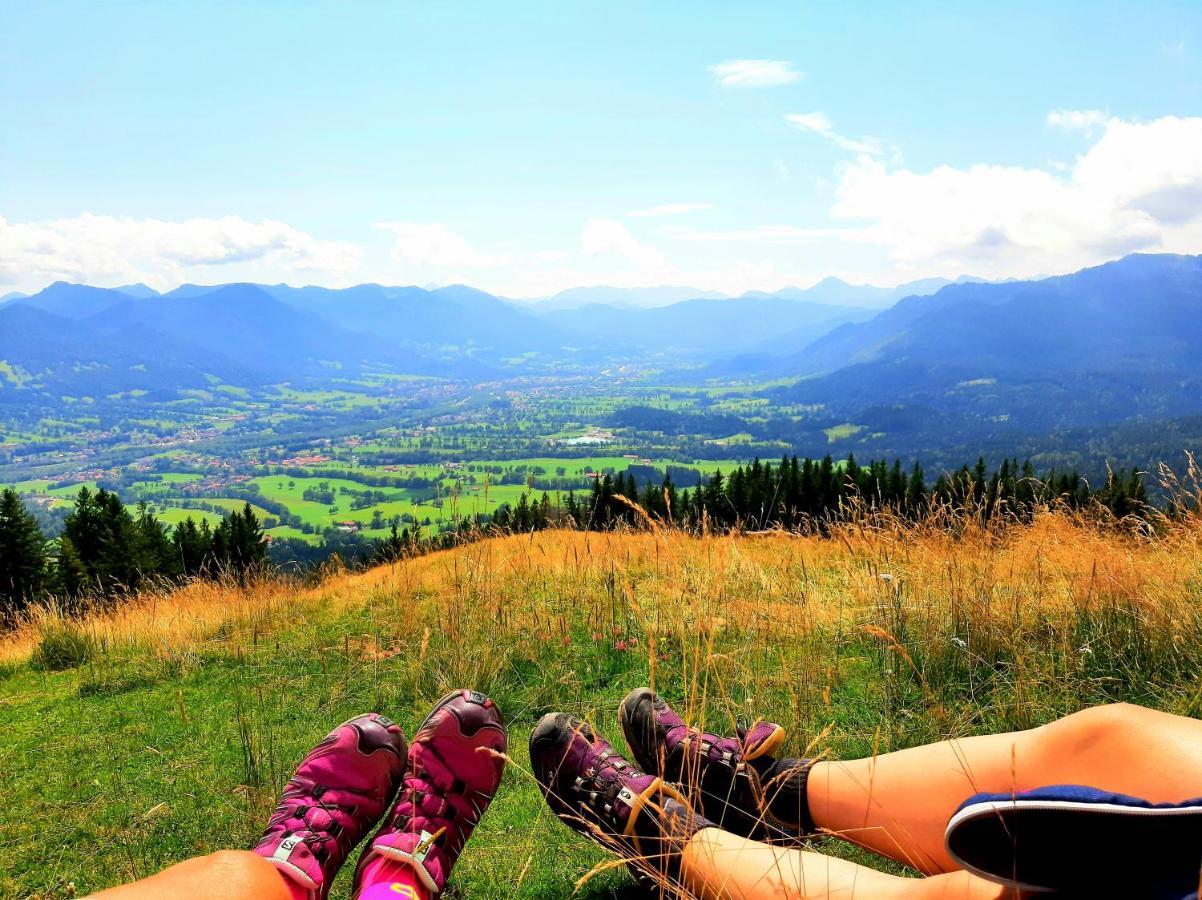 Ferienwohnung Geierstein Wackersberg ภายนอก รูปภาพ